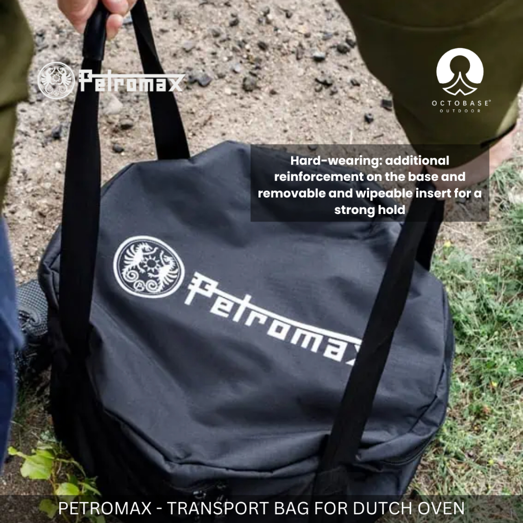 PETROMAX - กระเป๋าทรานส์พอร์ตสําหรับ DOTCH OVEN ทุกขนาดจาก GERMANY CARRY BAG POT KITCHEN สําหรับการตั้งแคมป์กลางแจ้ง PICNIC SURVIVAL - รูปที่ 2
