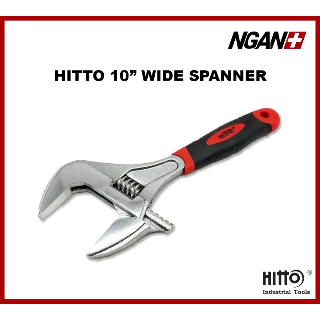 10" WIDE ADJUSTABLE SPANNER HITTO