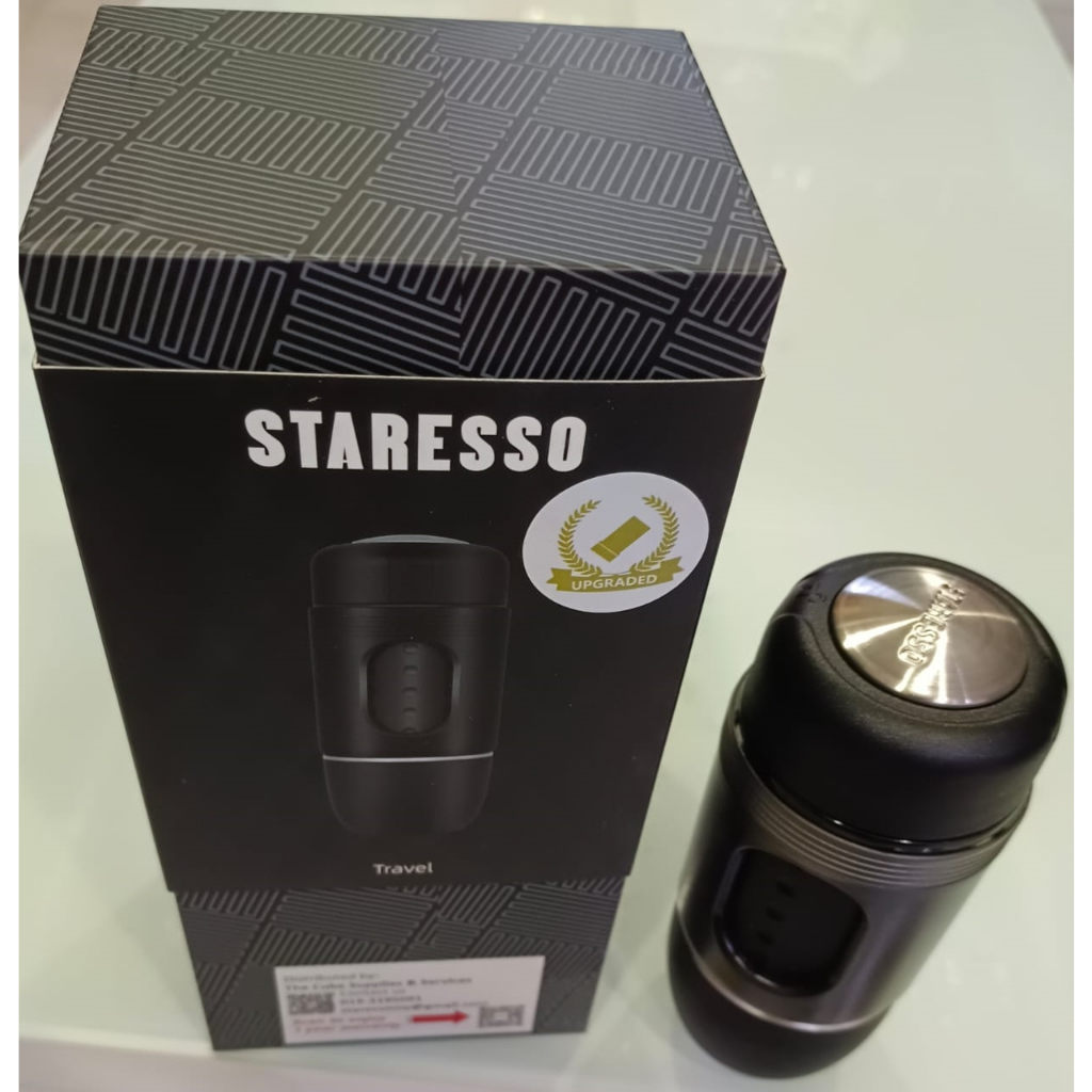 2024 STARESSO เครื่องทําเอสเปรสโซแบบพกพา SP200M|เหมาะสําหรับเมล็ดกาแฟ SOL OUTIN|สุดยอดกับเครื่องบดเส