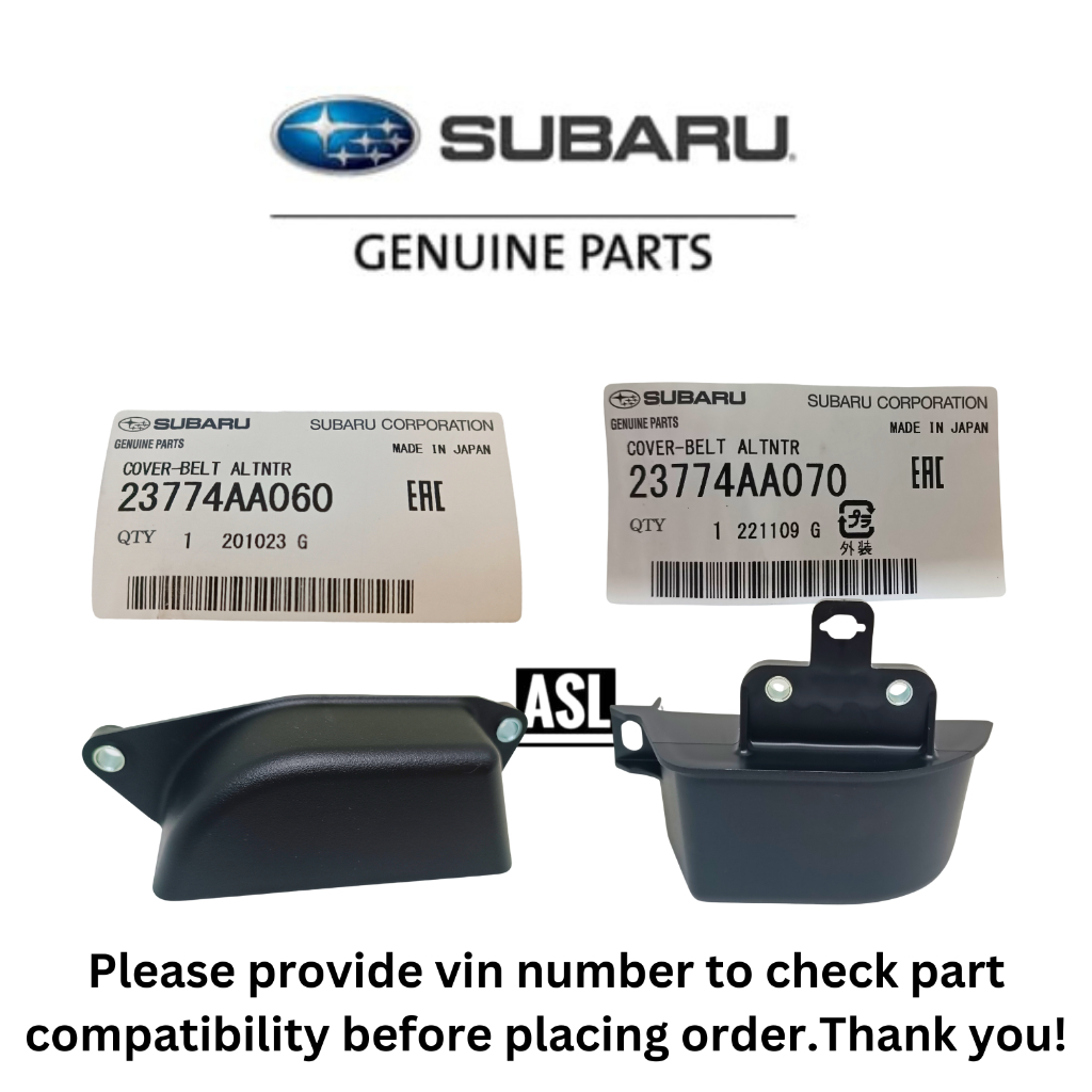Subaru BRZ ฝาครอบสายพานไดชาร์จ 23774AA060 23754AA070 Toyota GT86