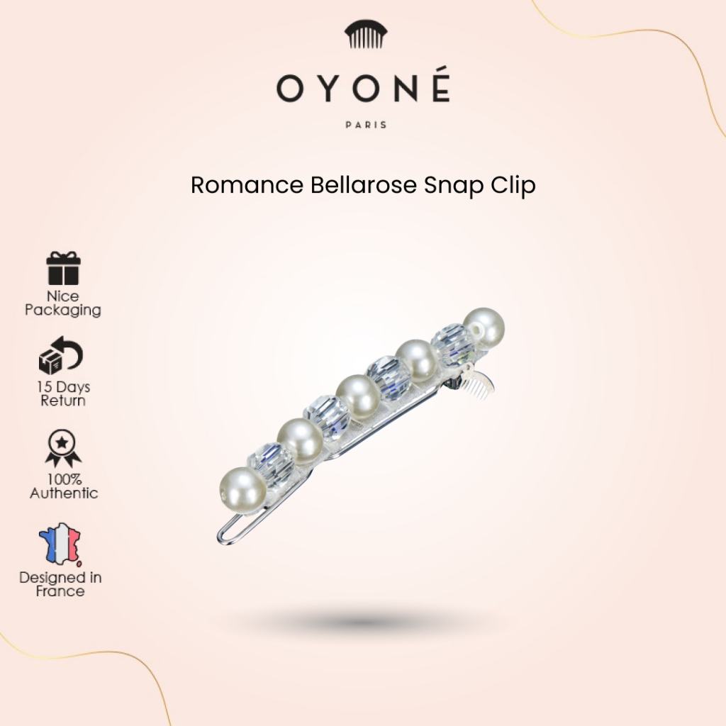 Oyone Romance Bellarose Snap Clip อุปกรณ์เสริมผมคลิปผมคลิปผม Pin Sepit Rambut 发夹