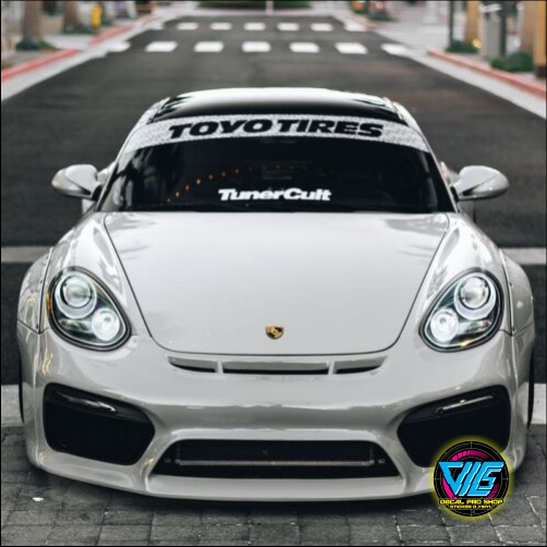 สติ๊กเกอร์โลโก้ TOYO TIRES / รูปลอก (สติ๊กเกอร์คุณภาพสูง)