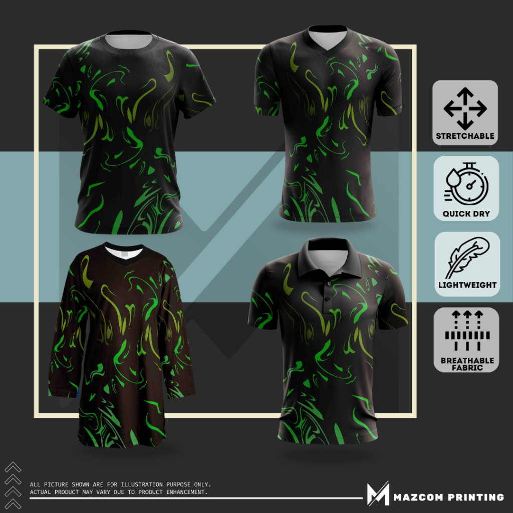 เสื้อยืด/JERSEY PRINTS UNISEX D51