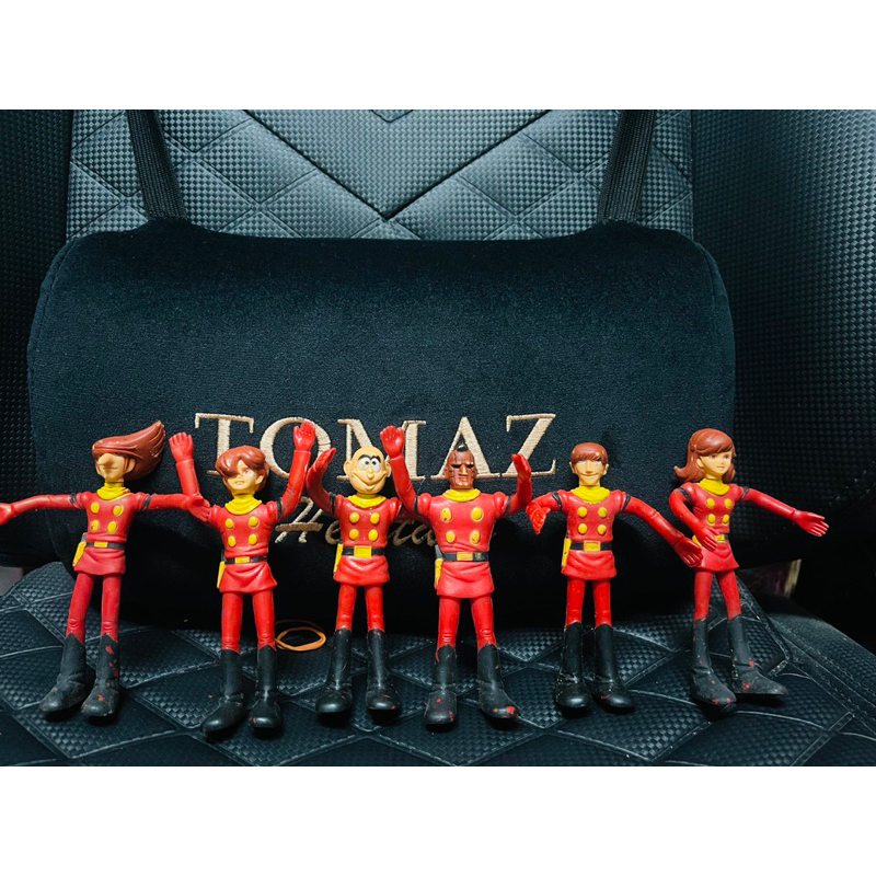 Retro Cyborg 009 Bendable Figure 6 Set / TAKATOKU