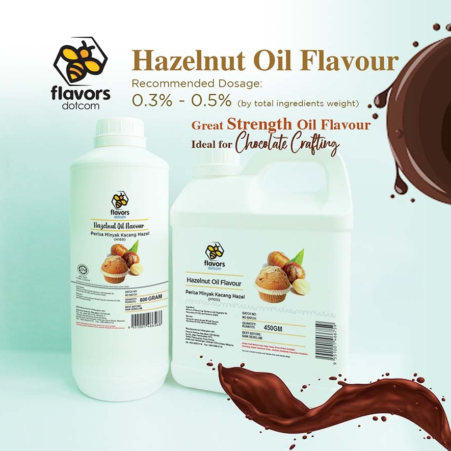 [HALAL] รส Dotcom Food Flavouring - น้ํามันเฮเซลนัท Flavour