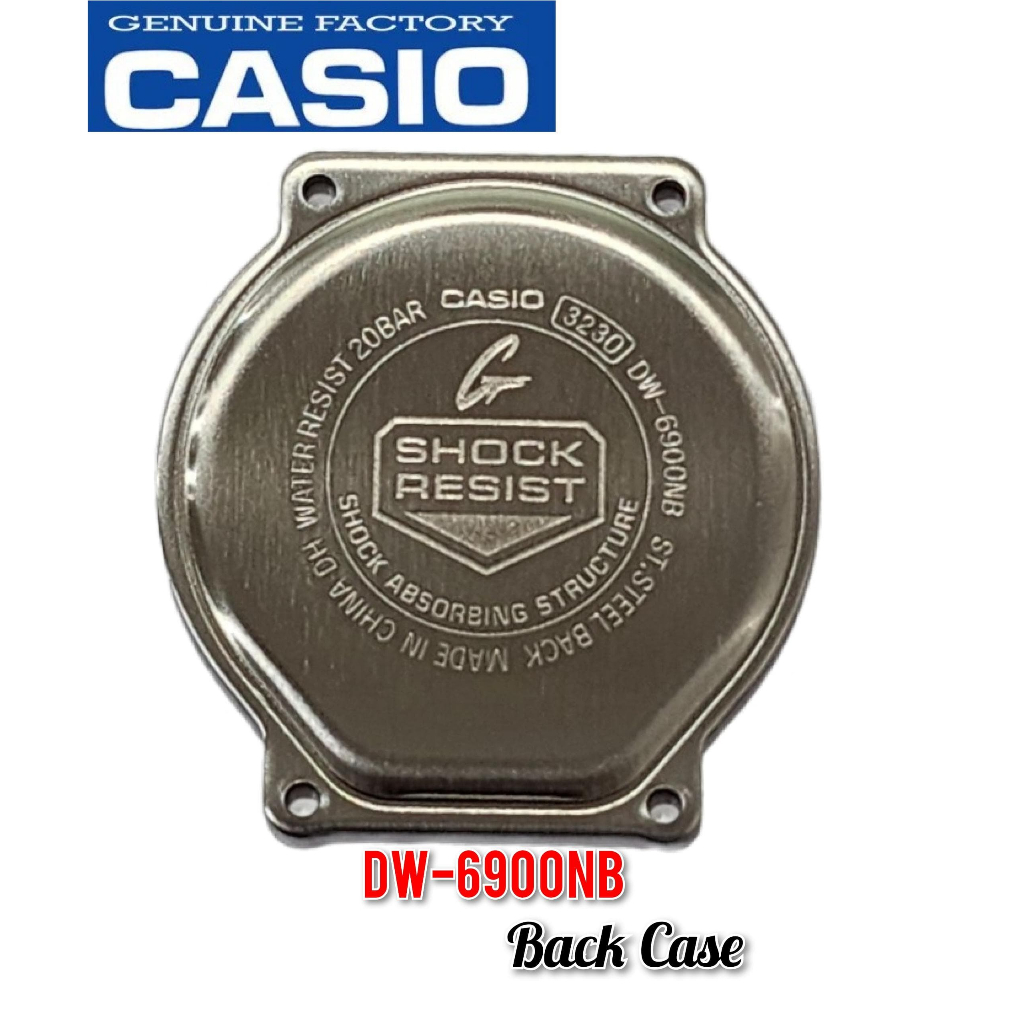 Casio G-shock DW-6900NB อะไหล่เปลี่ยน - ฝาครอบ / ด้านหลัง
