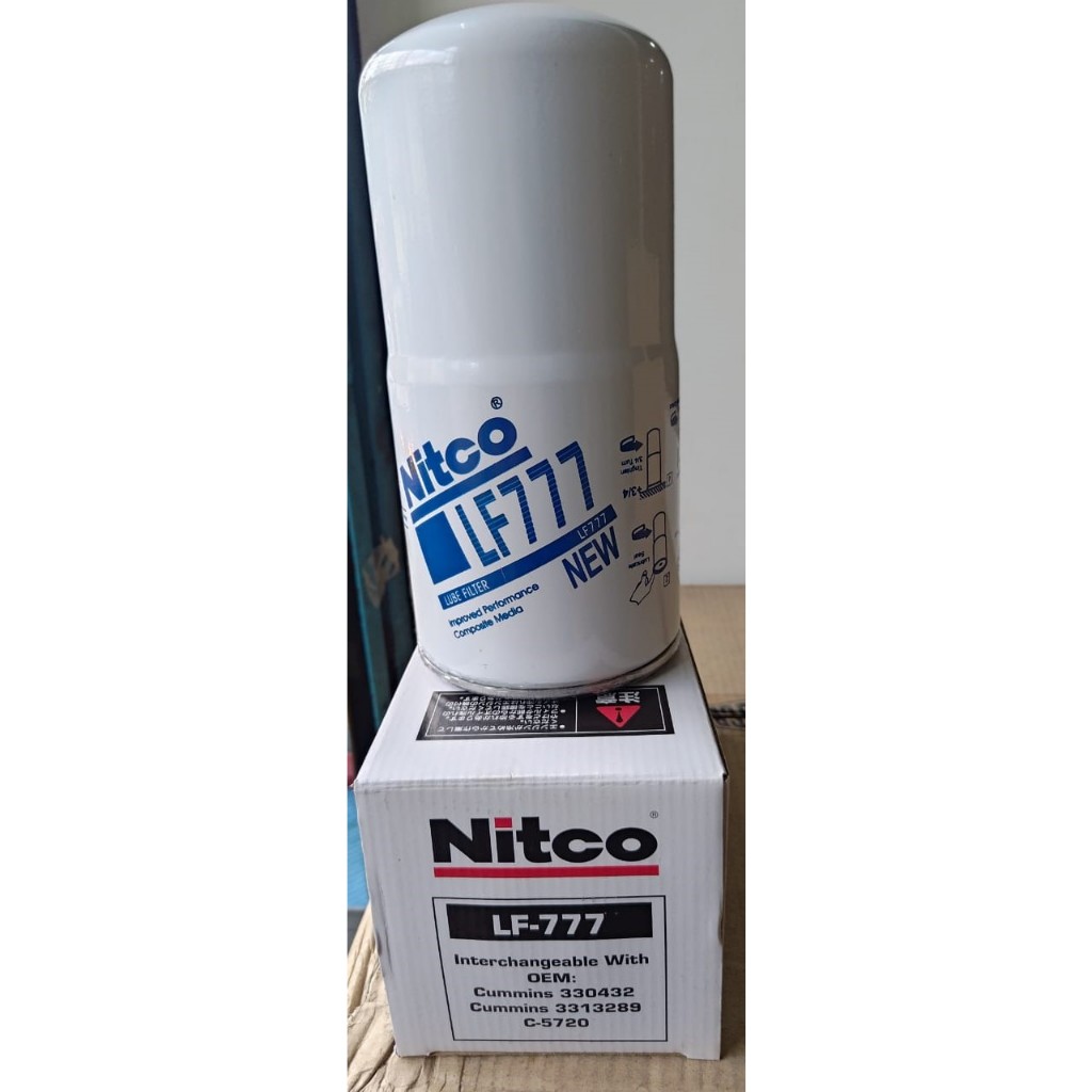 (LYW) LF777 กรองน้ํามันเครื่องยี่ห้อ Nitco (8 รู)