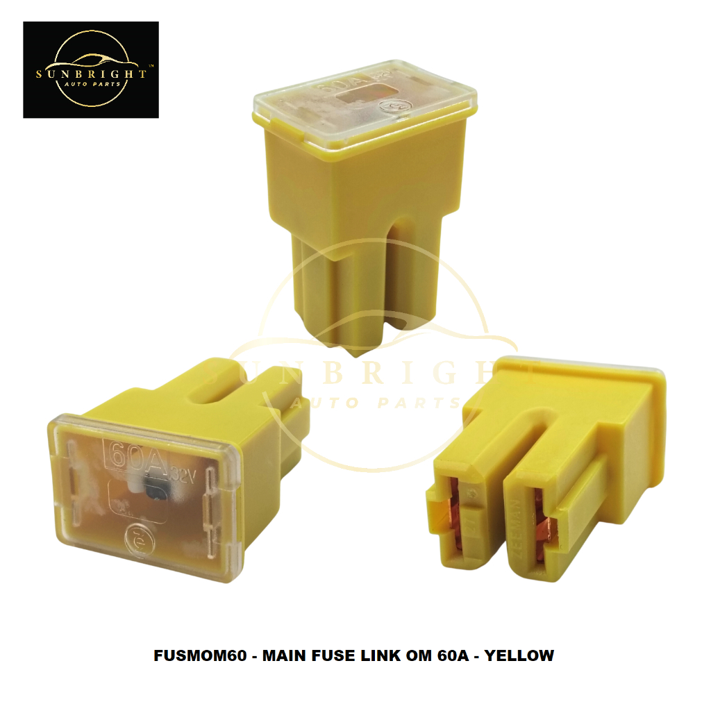 MAIN FUSE LINK OM 60A - สีเหลือง