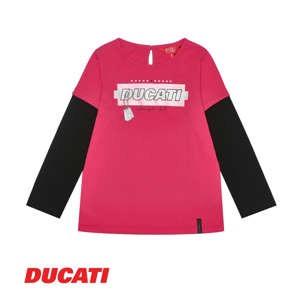 เสื้อยืด แขนยาว สําหรับเด็กผู้หญิง Ducati844213-840201