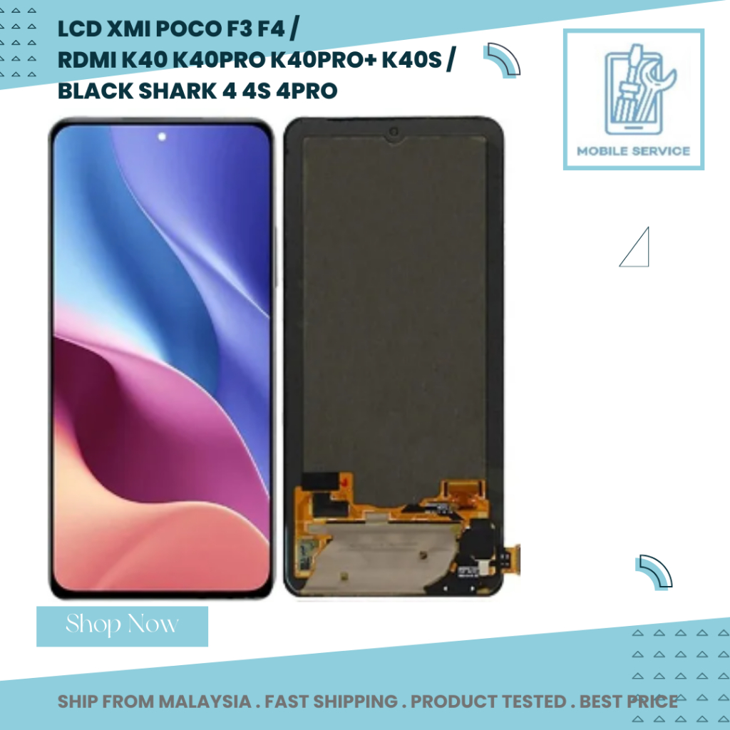 LCD MI POCO F3 F4 / RDMI K40 K40PRO K40PRO+ K40S / Black Shark 4 4S 4PRO จอแสดงผล Touch Screen Digit
