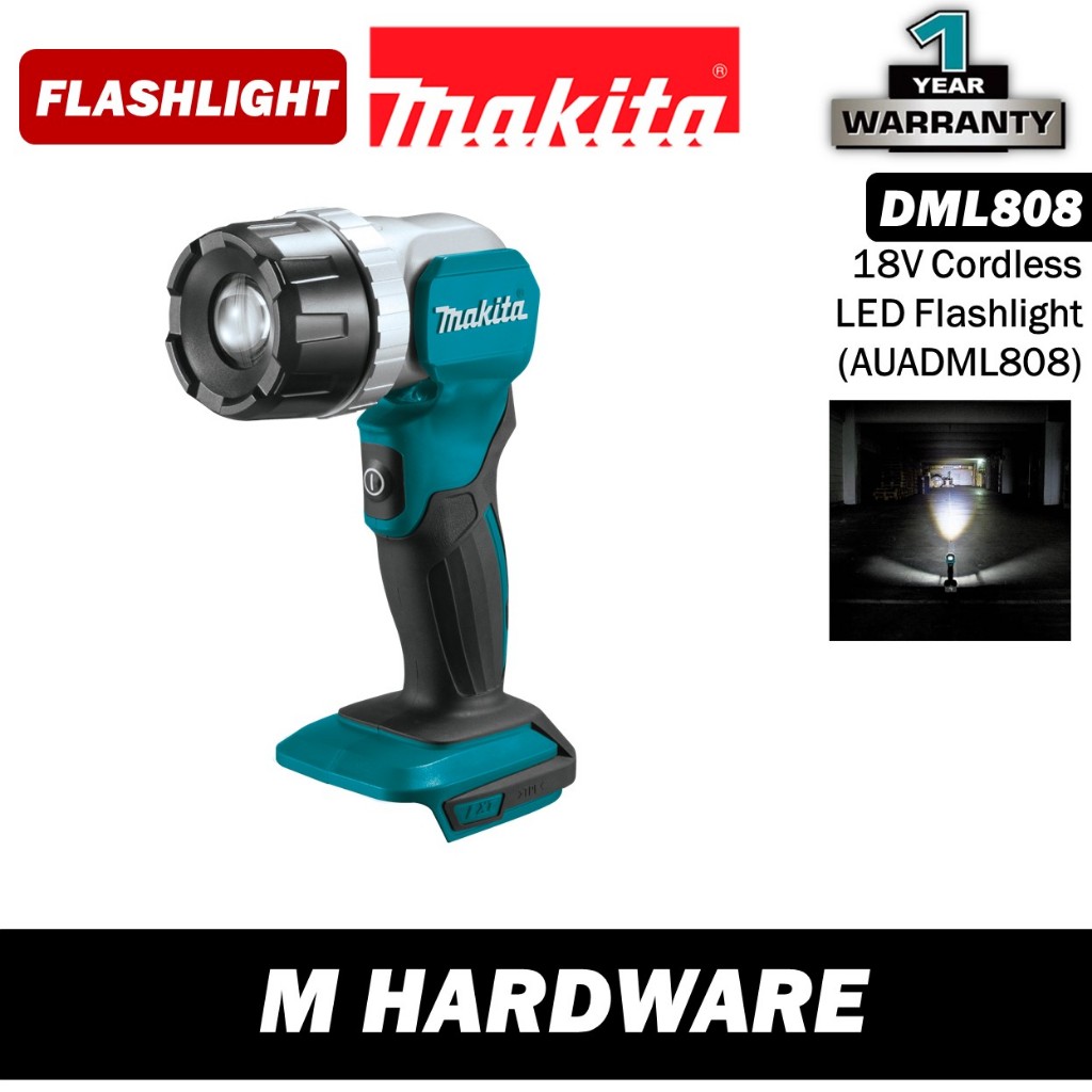 MAKITA DML808 ไฟฉาย LED ไร้สาย 18V ( DML808 / AUADML808 )