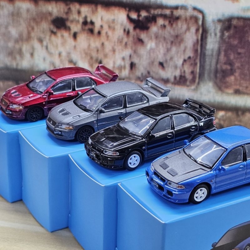 JKM MITSUBISHI LANCER EVOLUTION III VII EVO7 EVO3 SCALE 1:64