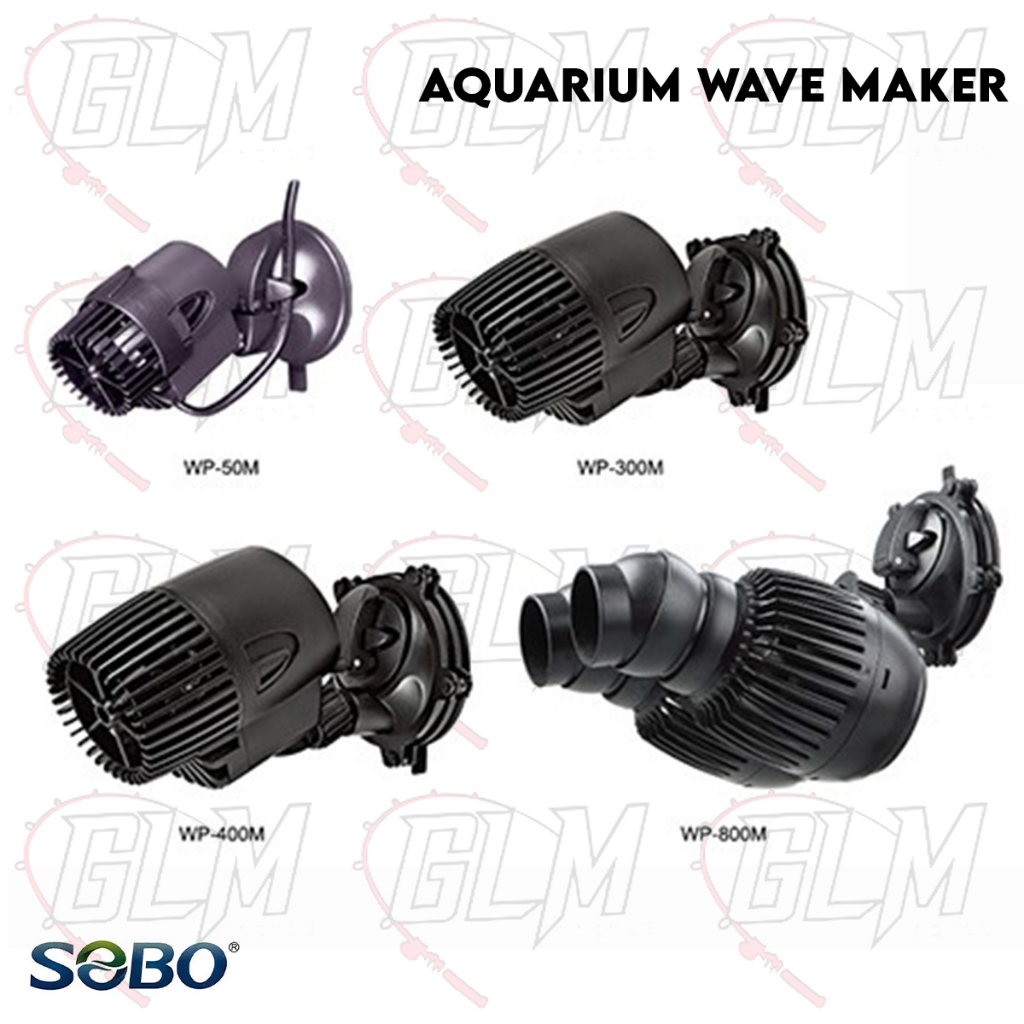 SOBO Aquarium Super Wave Maker WP-50M / WP-300M/ WP-400M/ WP-800M ปั๊มหมุนเวียนการไหลของน้ํา