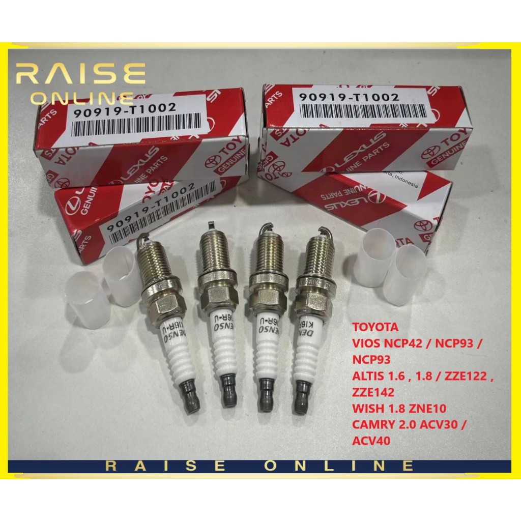 SPARK PLUG TOYOTA VIOS ALTIS WISH CAMRY SPARK PLUG 90919-T1002(K16R-U)