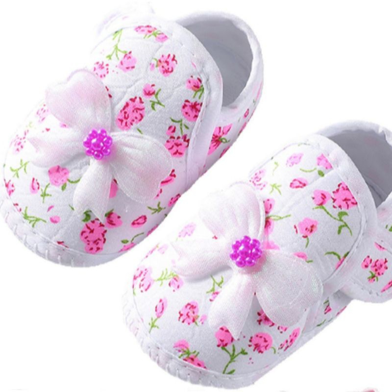 ️ ️ ️ BABY GIRLS SOFT TODDLER SHOES INFANT LIKE PRINCESS