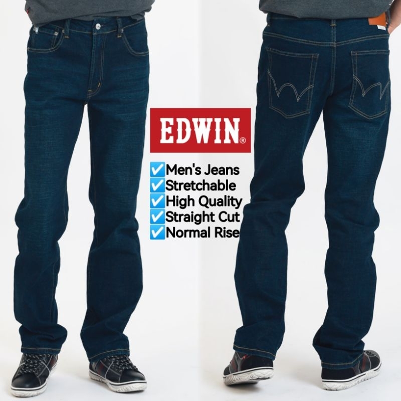 มาใหม่ล่าสุด Edwin Mens Jeans 505 Straight 7505 2746