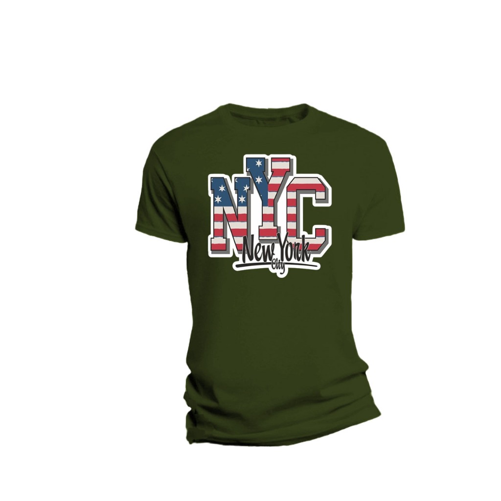 NYC Kain Sejuk Unisex Mega ข้อเสนอ 35% Off 100% Tee ผ้าฝ้ายพรีเมี่ยม baju รอบคอแขนสั้นเสื้อยืดแข็ง