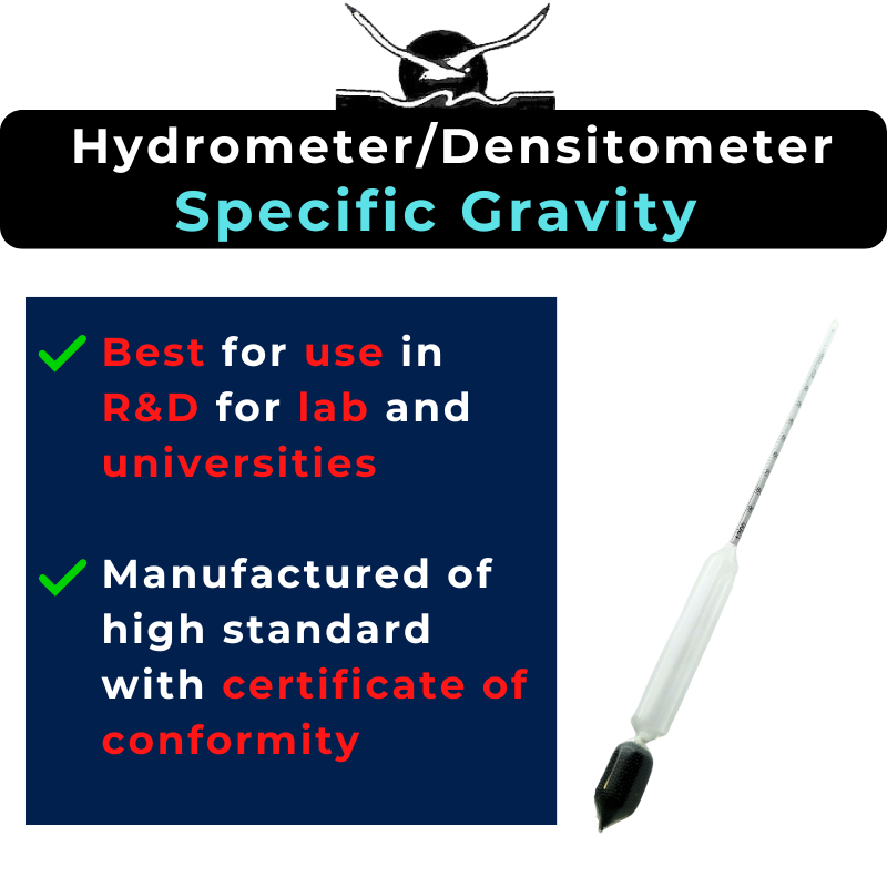 (0.6 - 2.0) เฉพาะ Gravity SG Hydrometer Densitometer สําหรับชง Lab Medical