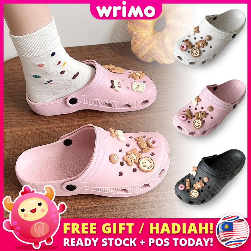 WILMO Semyuma แตะผู้หญิงรองเท้ารองเท้าแตะแบน Lady ผู้หญิงรองเท้าแตะ Kasut Wanita Lava Casual ks16544