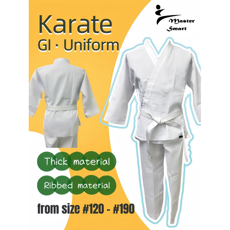 KARATE GI Uniform เนื้อซี่โครง