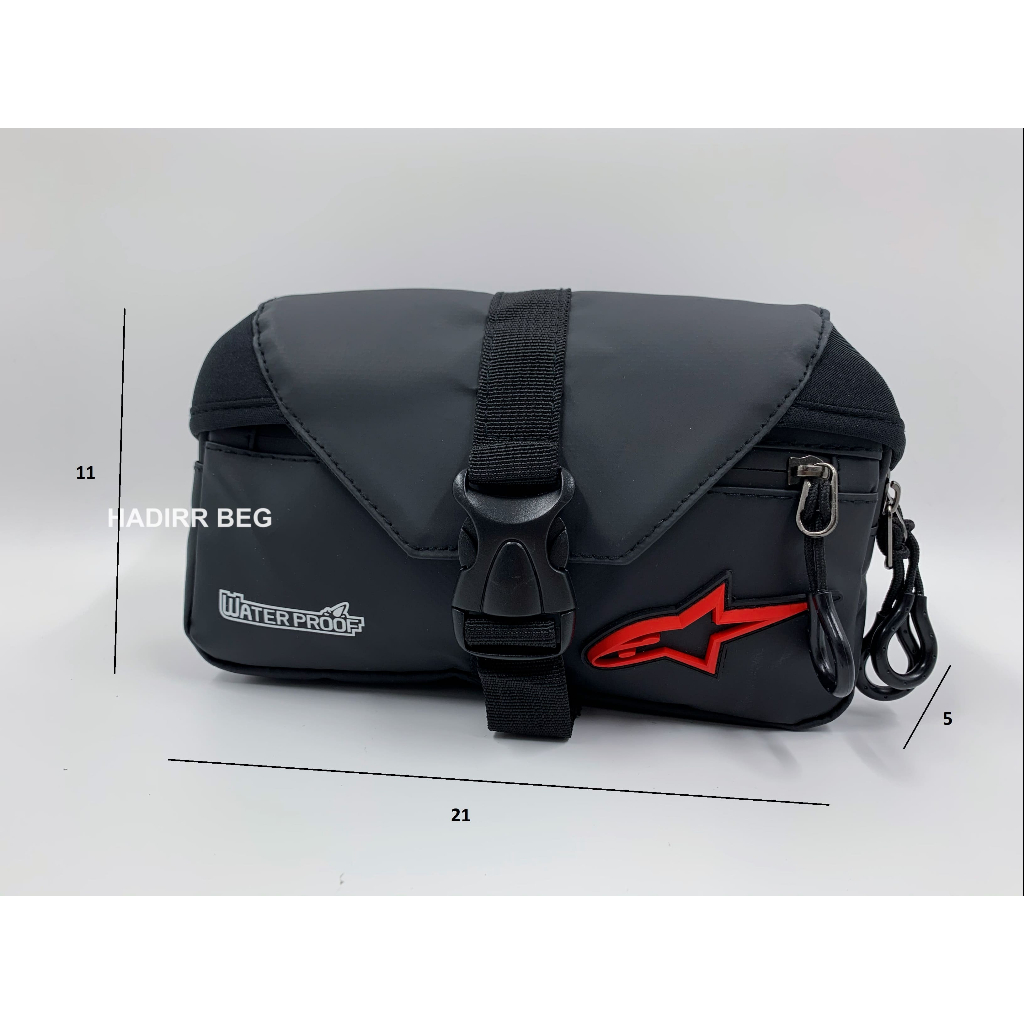 กระเป๋ากระเป๋าคาดเอว Beg Pinggang Lelaki Porch bag Men bag Cross body bag men Waterproof 1714 - รูปที่ 3