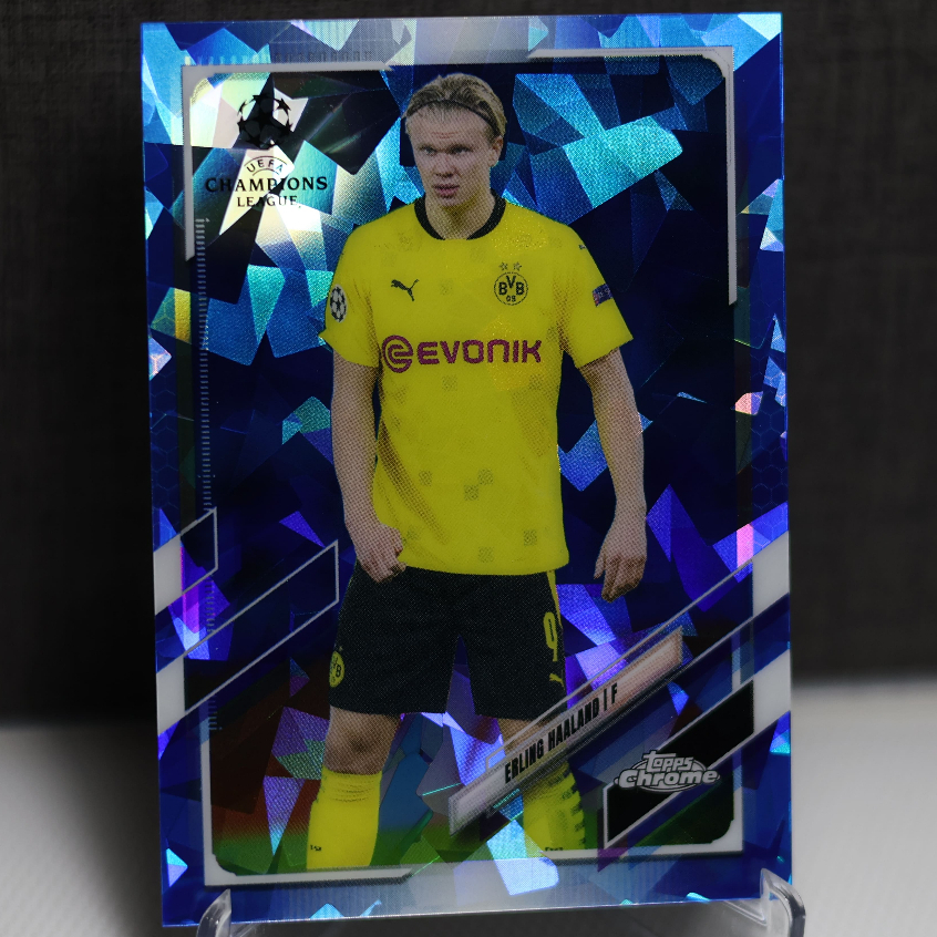 Haaland Topps Dortmund Sapphire Football Card Kad Bola Sepak