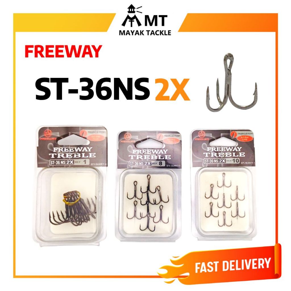 Freeway Treble Hook ST-36 NS 2X Hook