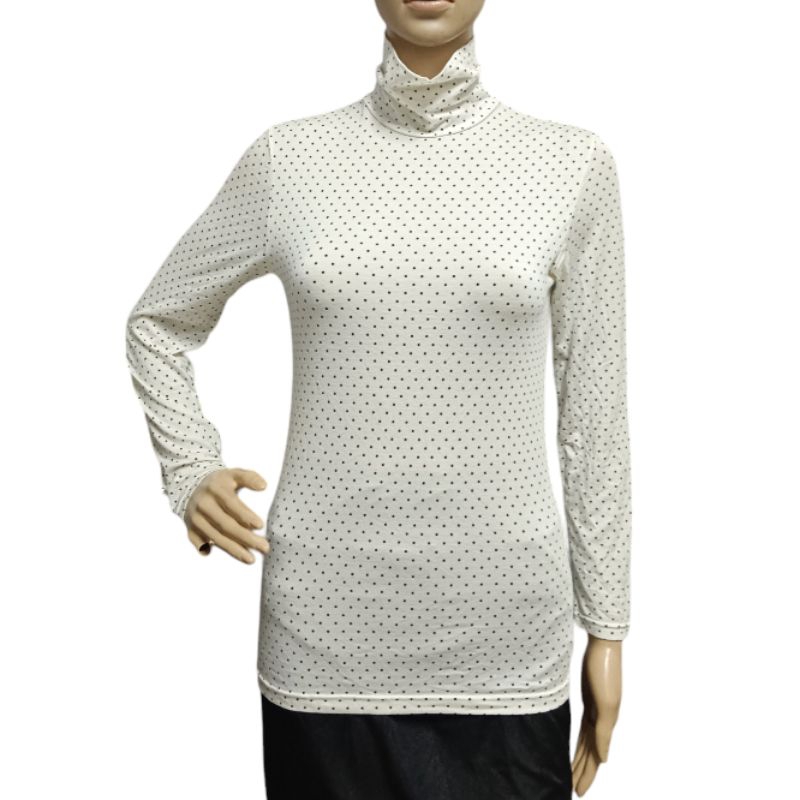 BMT2447 - (L) UNIQLO HEATTECH เสื้อเชิ้ตคอเต่าที่อบอุ่นด้านใน