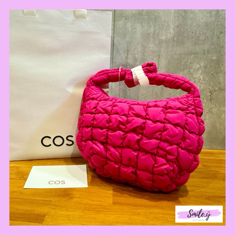 ของแท้ Limited Edition COS Mini Quilted Bag - Hot Pink