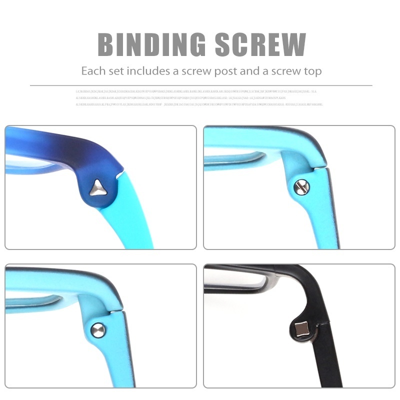 ปรากฏการณ์สกรูผูกแว่น(1PC-NUT+SCREW) น็อตสกรูแว่นตาพิเศษ眼镜子母丝(1套-帽套+螺丝螺)