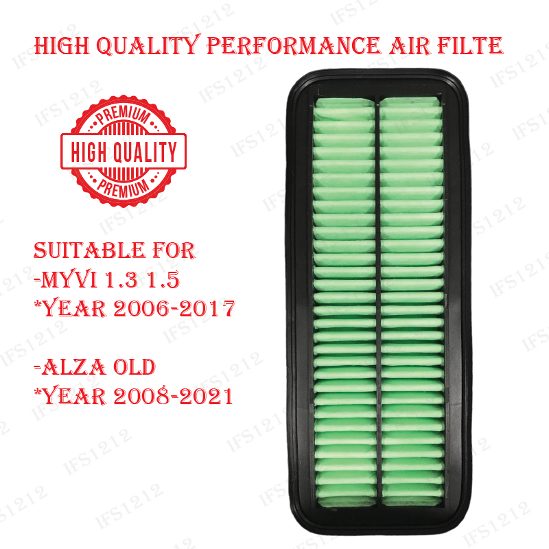 กรองอากาศ PERODUA ALZA MYVI 1.3 1.5 LAGI BEST ICON MYVI LB 17801-BZ030 BZ030