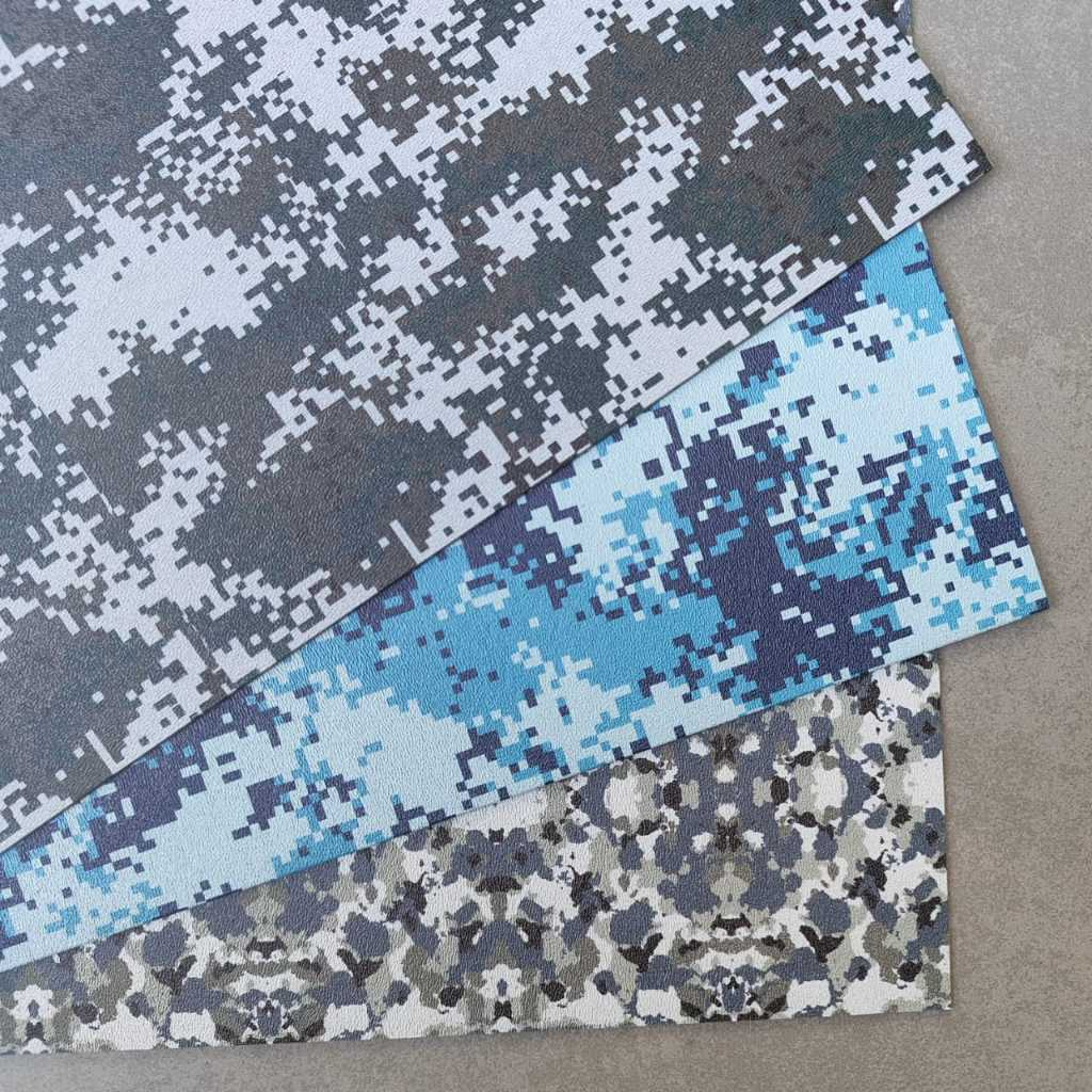 Kydex Sheet 1.5mm - ดีไซน์ผสมลายพราง / Kydex Corak 1.5mm (ลายพรางดิจิตอล)