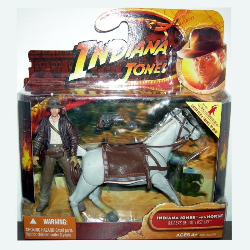 Hasbro 2008 Indiana Jones: Raiders of the Lost Ark - Indiana Jones with Horse Action Figure