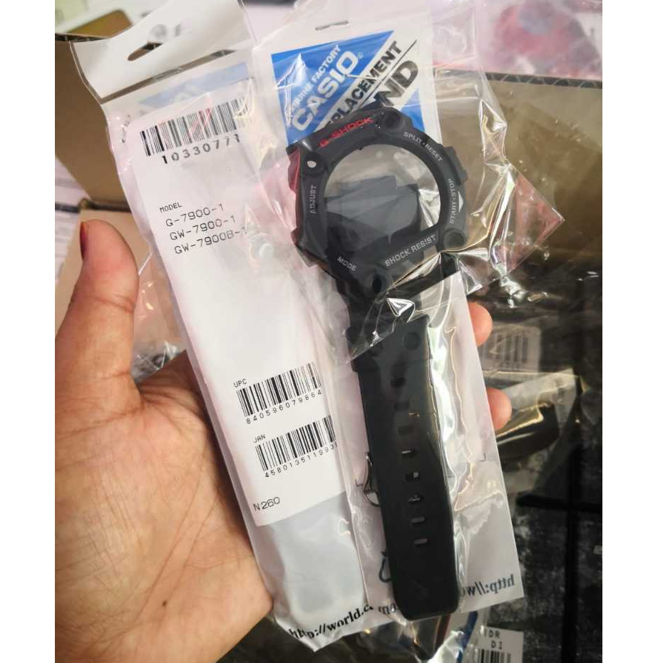 Casio G-Shock G-7900-1DR BNB อะไหล ่ -Band &amp; Bezel G Shock