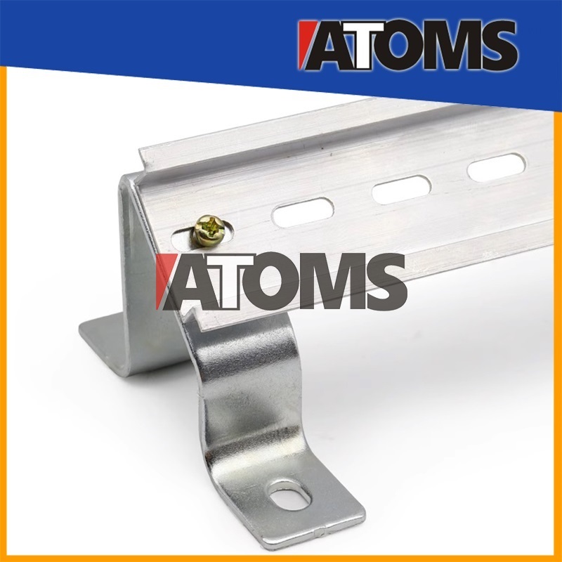 Atoms TS-AB Din Rail Angled Bracket มุมรองรับ Mount M5 M6 สกรู