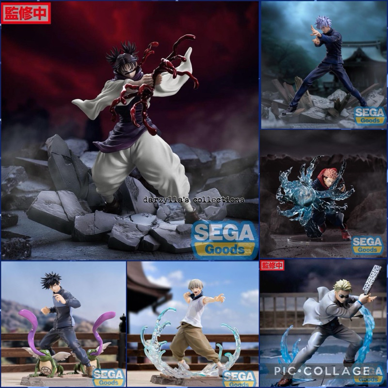 SEGA Luminasta Jujutsu Kaisen อะนิเมะ PM รูป Gojo Satoru Gato Nanami Inumaki Sukuna สินค้าที่ได้รับอ