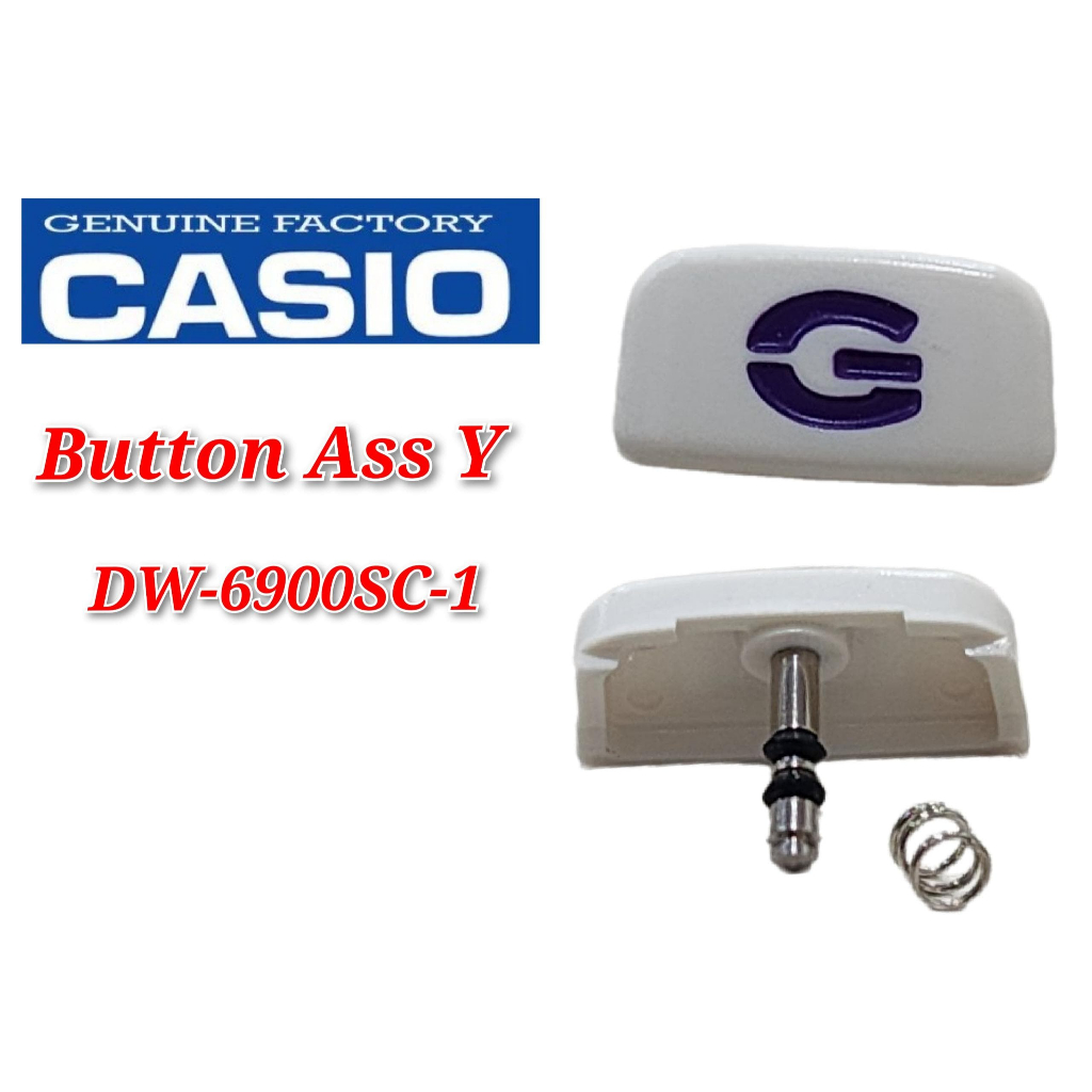 อะไหล่ทดแทน Casio G-shock DW-6900SC-1 - BUTTON ASS Y (FRONT)