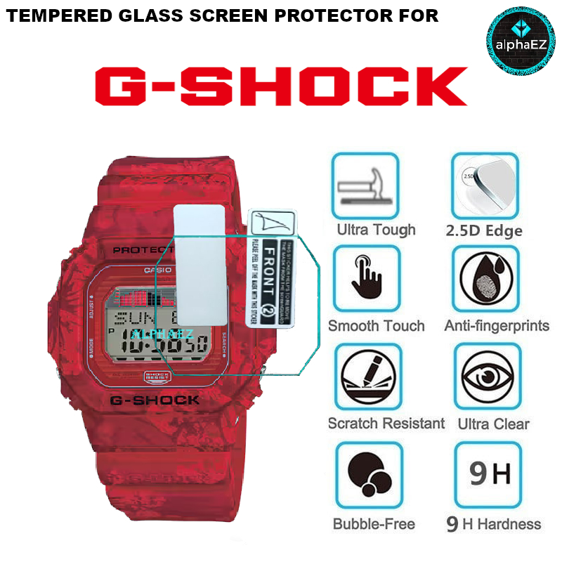 Casio G-Shock GLX-5600F-4 9H นาฬิกาป ้ องกันหน ้ าจอกระจกนิรภัย Scratch Resist DW5600 DW5610 GM5600 GWB5600
