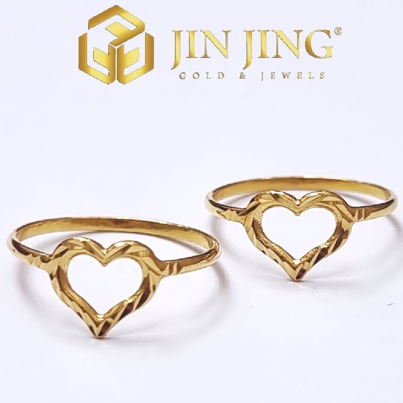 Love Ring SIZE 11-20.5 Pure 916 Gold (PADU 🌹 0.87g-1.03g