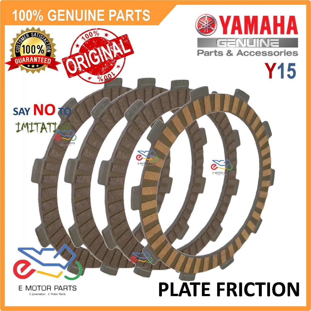 Y15 จาน FRICTION 15ZR FZ150I 2CB 2TP CLUTCH FRICTION PLATE CLUTCH DISC 100% YAMAHA - 2PV-E6321-00 2U