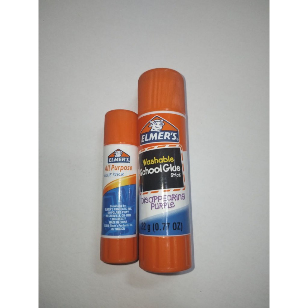 ELMERS GLUE STICK (WASHABLE SCHOOL GLUE STICK 22g & ALL PURPOSE GLUE STICK 6g)