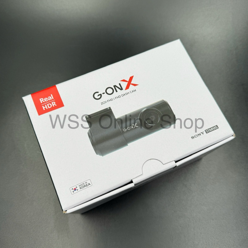 GNET [G-ON X] 2 Channel Full HD Dashcam Set (แถมการ์ด SD 32GB)