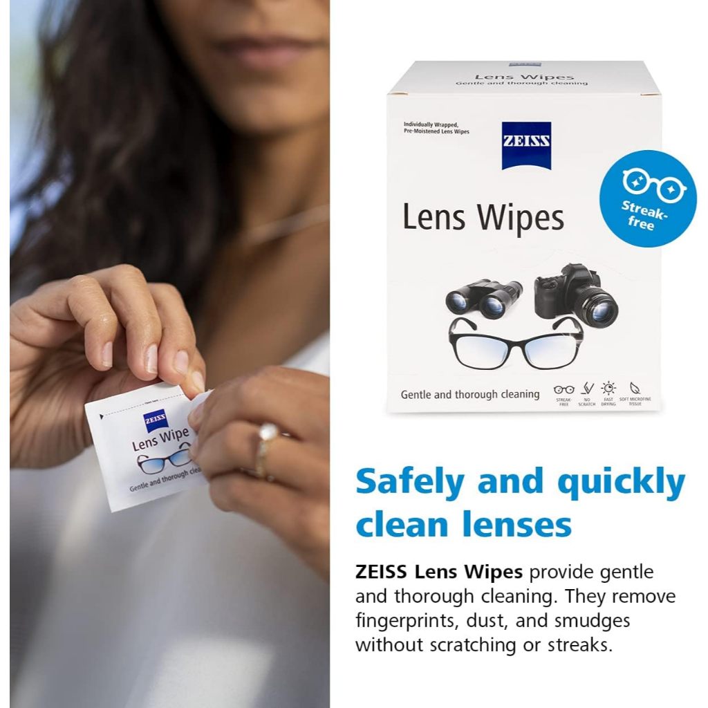 Zeiss Lens Wipes 50 ชิ้นต่อกล่อง