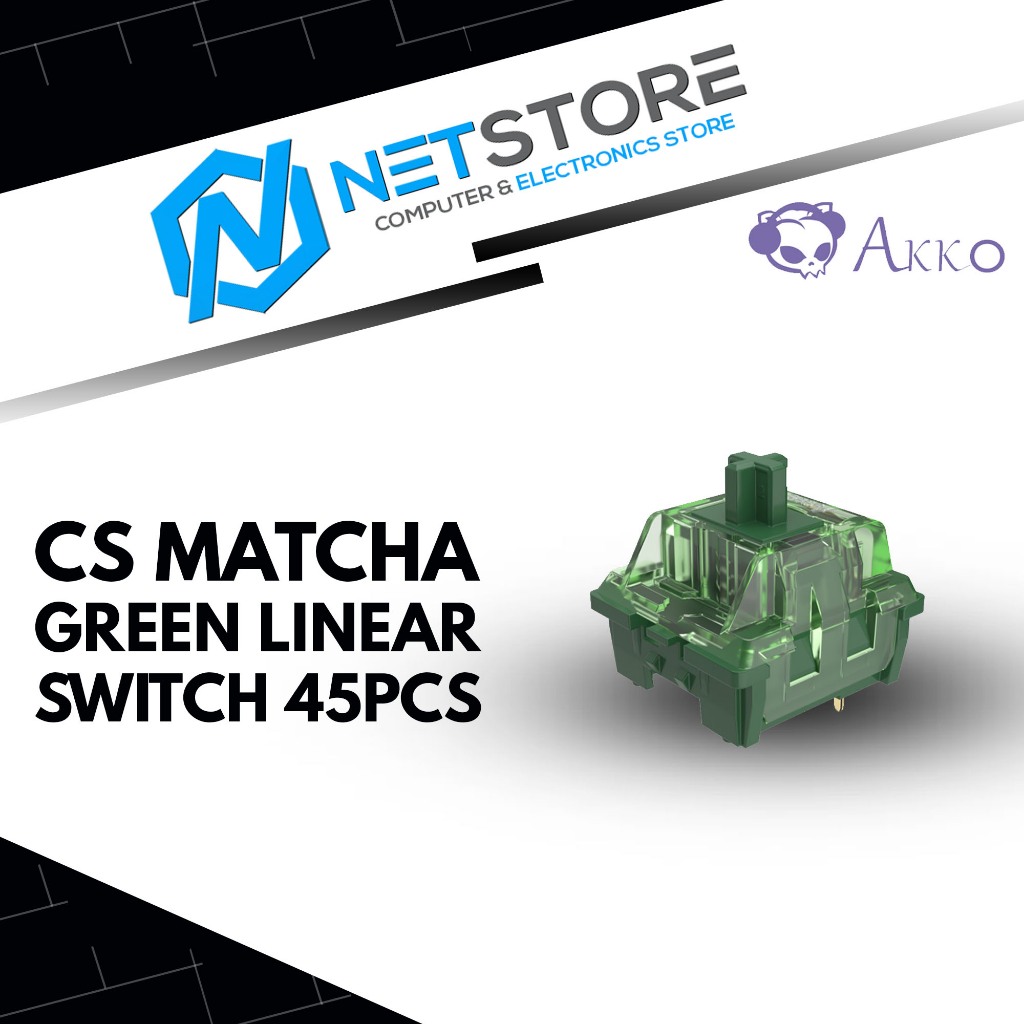 AKKO CS MATCHA GREEN LINEAR SWITCH 45PCS- 6925758609333
