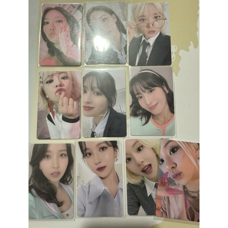 TWICE Result File Version Lucky Draw Official LD PVC Photocard