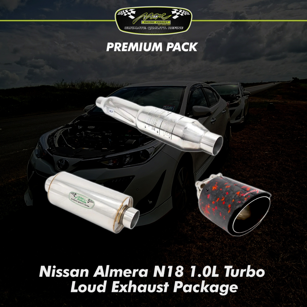 Nissan Almera N18 1.0L Turbo Loud Exhaust Package
