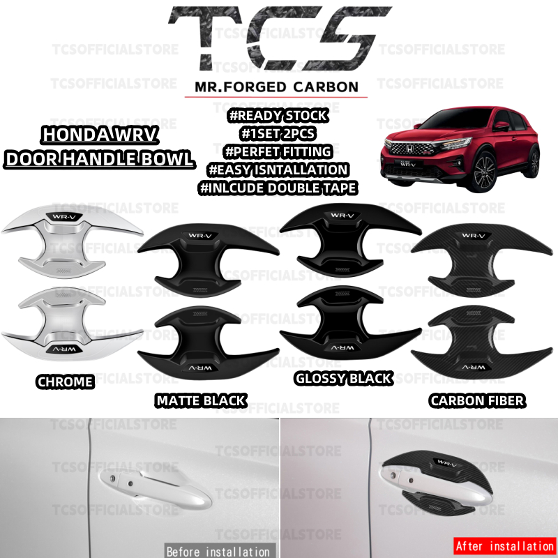 TCS HONDA WRV RS มือจับประตูรถยนต์ BOWL COVER อุปกรณ์เสริม