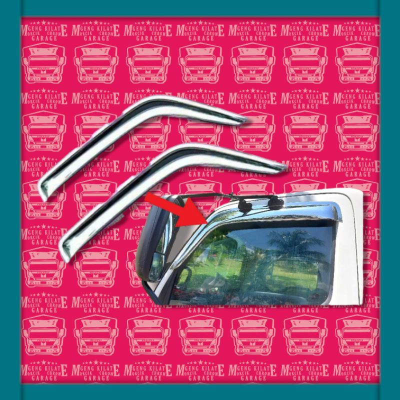 กระบังหน้า Chrome Hino 300 Euro 3 XZU720 [Euro0101]