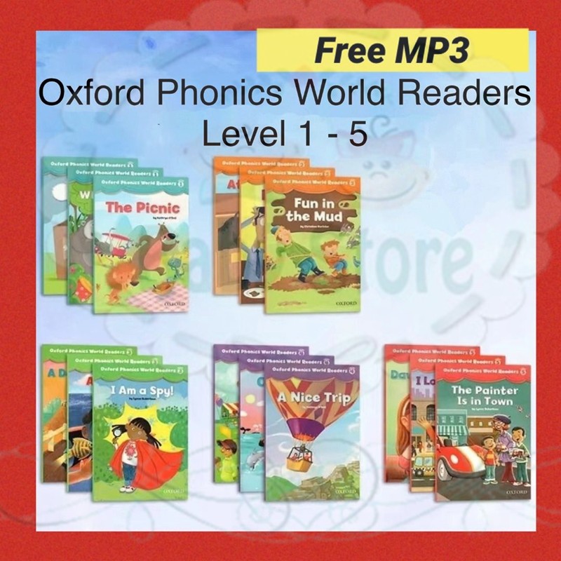 Oxford Phonics World Readers ระดับ 1-5 (15 เล่ม )