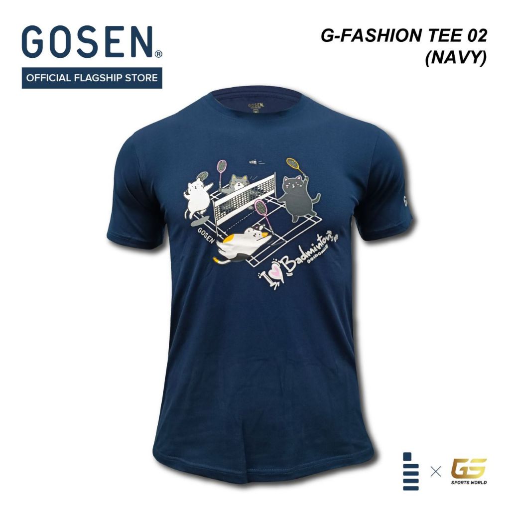 GOSEN G-Fashion 02 Pochaneco Jersey - สีดํา/ขาว/กรมท่า/เทา GFT24-02